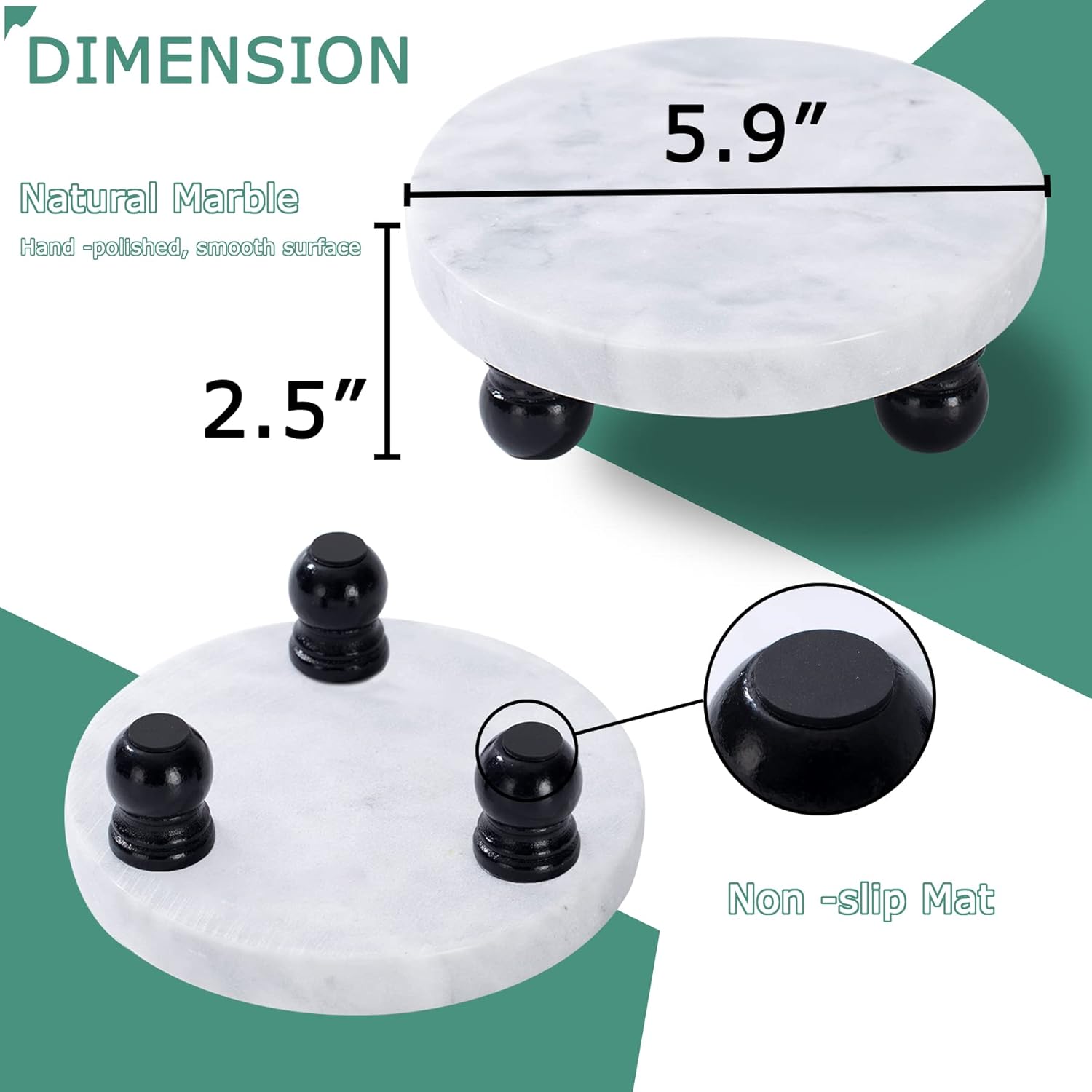 Pedestal Stand Uniquely Displays / Small-5.9inch
