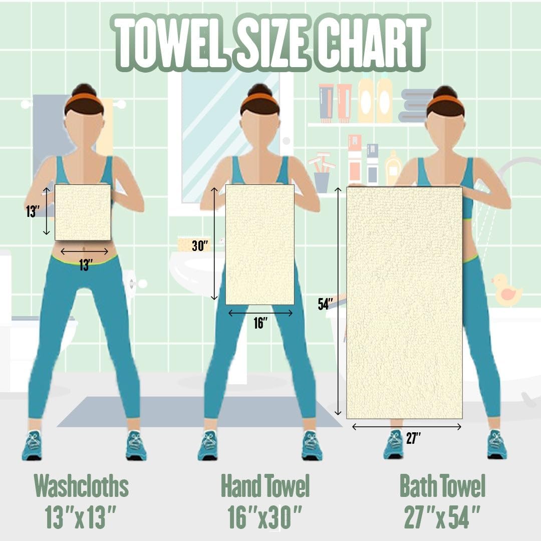 Monogrammed Hand Towel, Personalized Gift, 16 x 30 Inches - Extra Absorbent 100% Turkish Cotton- Soft Terry Finish