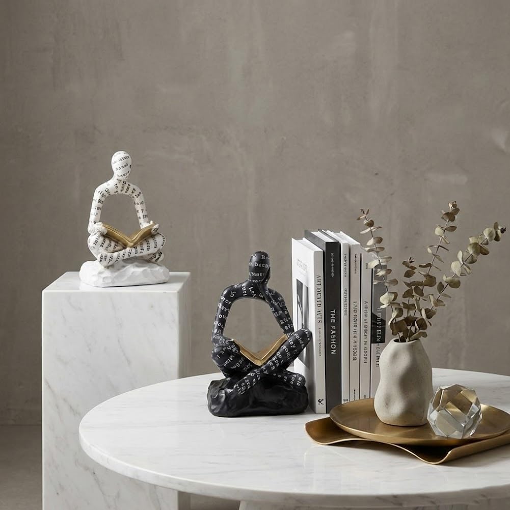 Heavy Duty Book Ends / Black and White