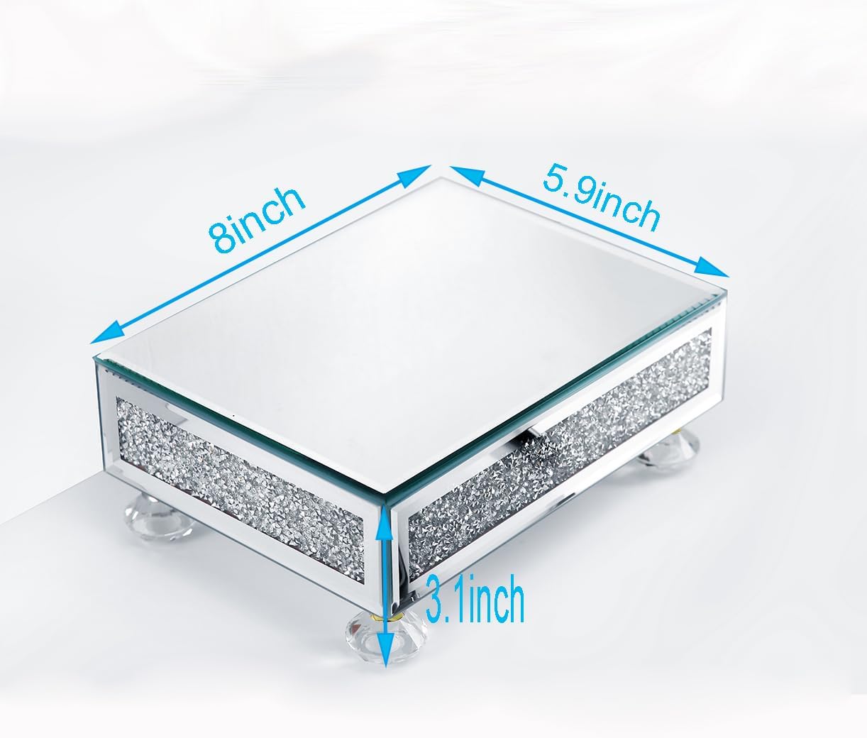 Crushed Diamond Decorative Pedestal Stand / Crushed Diamond2