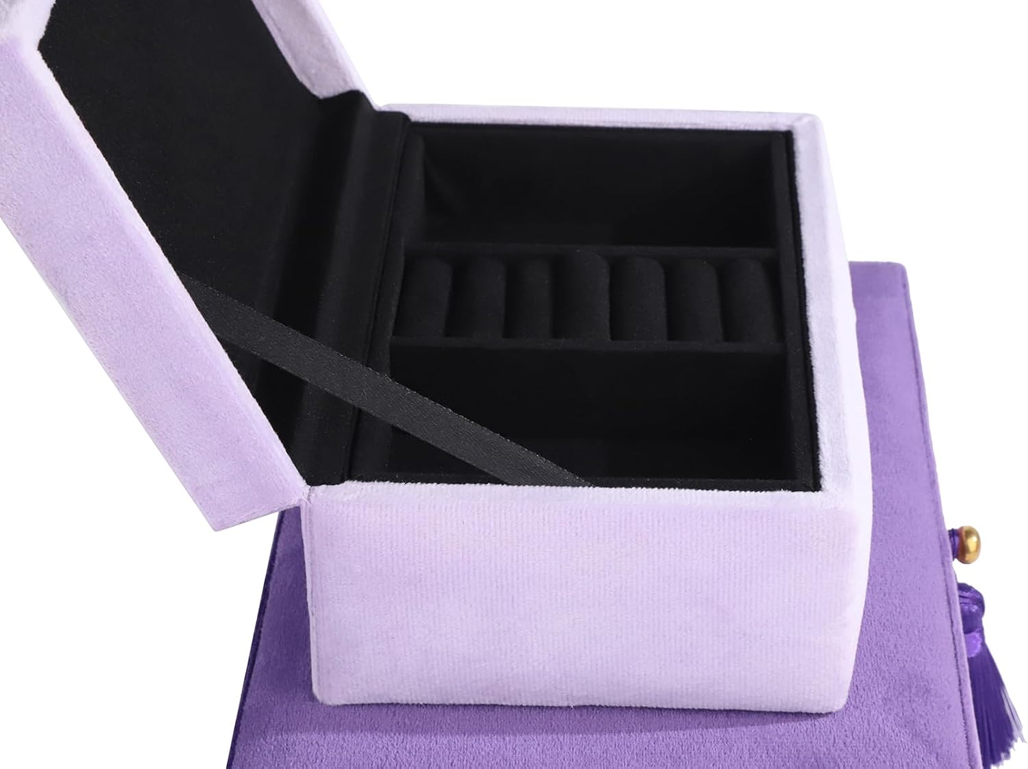 Velvet Jewelry Boxes Decorative Boxes / Purple