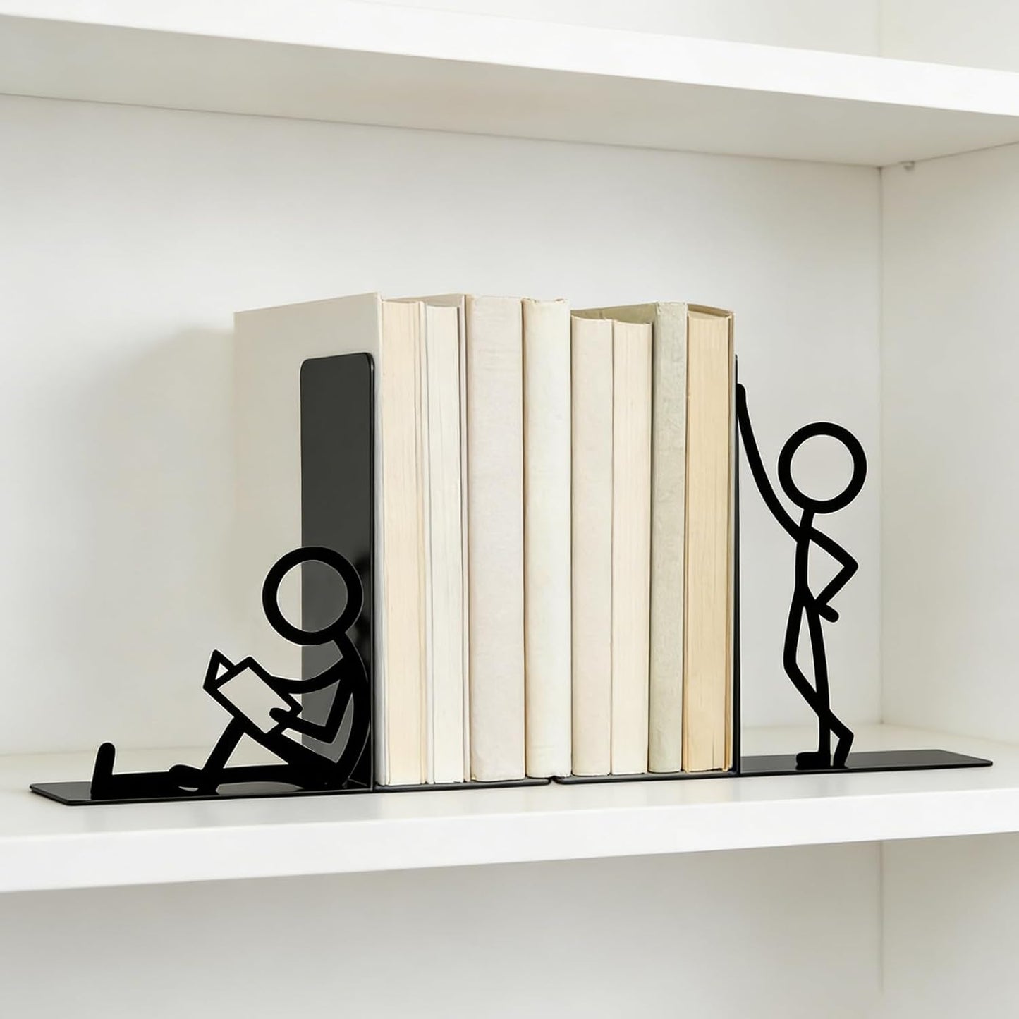Metal Decorative Bookends / People