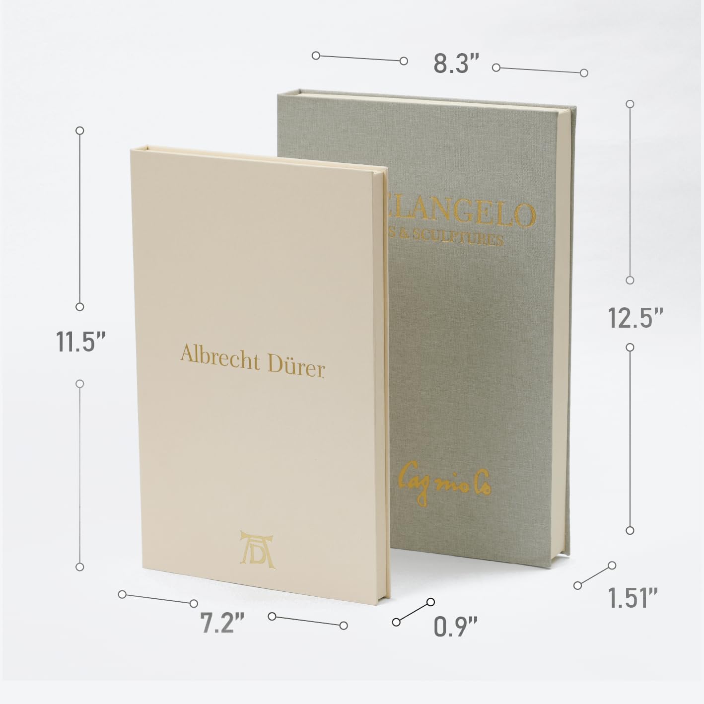 Fake/Faux Book Boxes / Set of 2