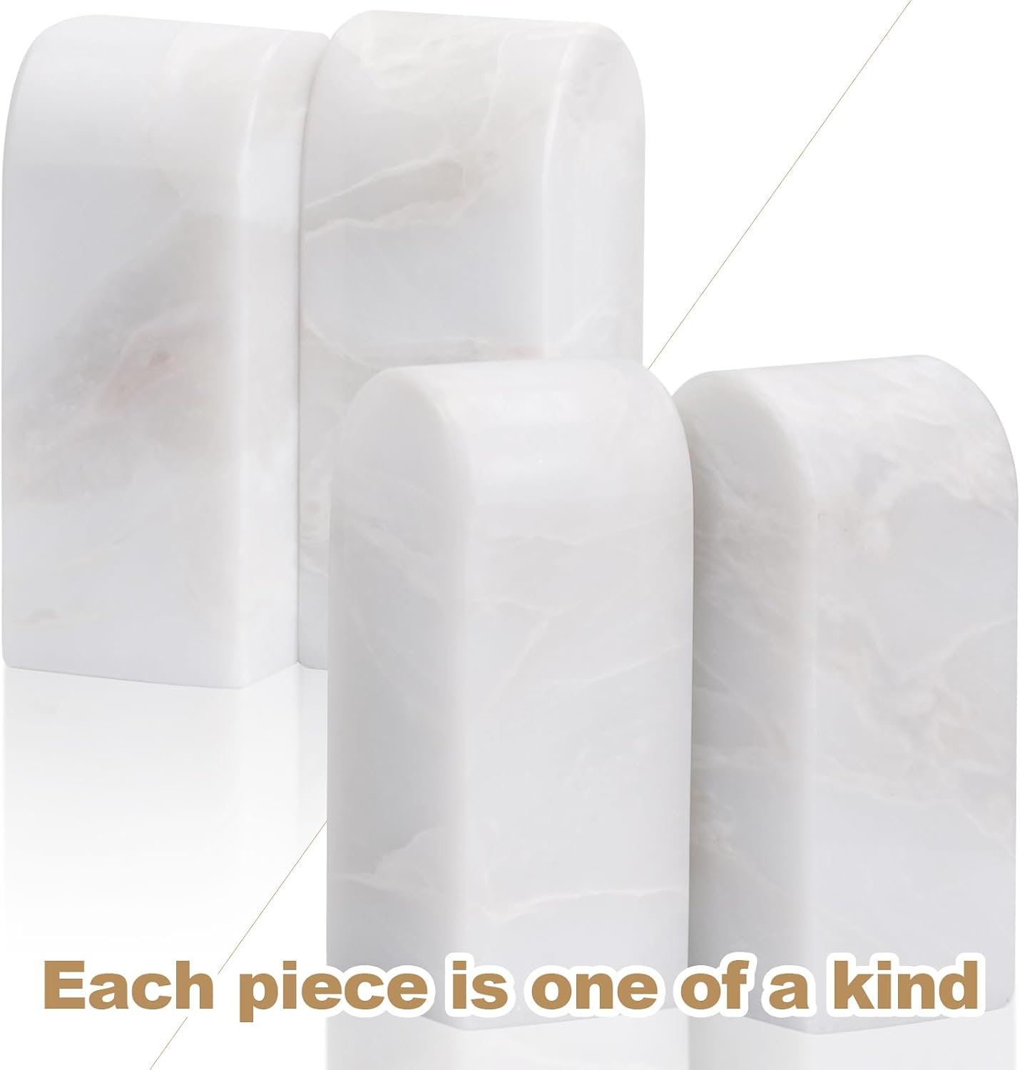 Decorative Book Ends / Natural