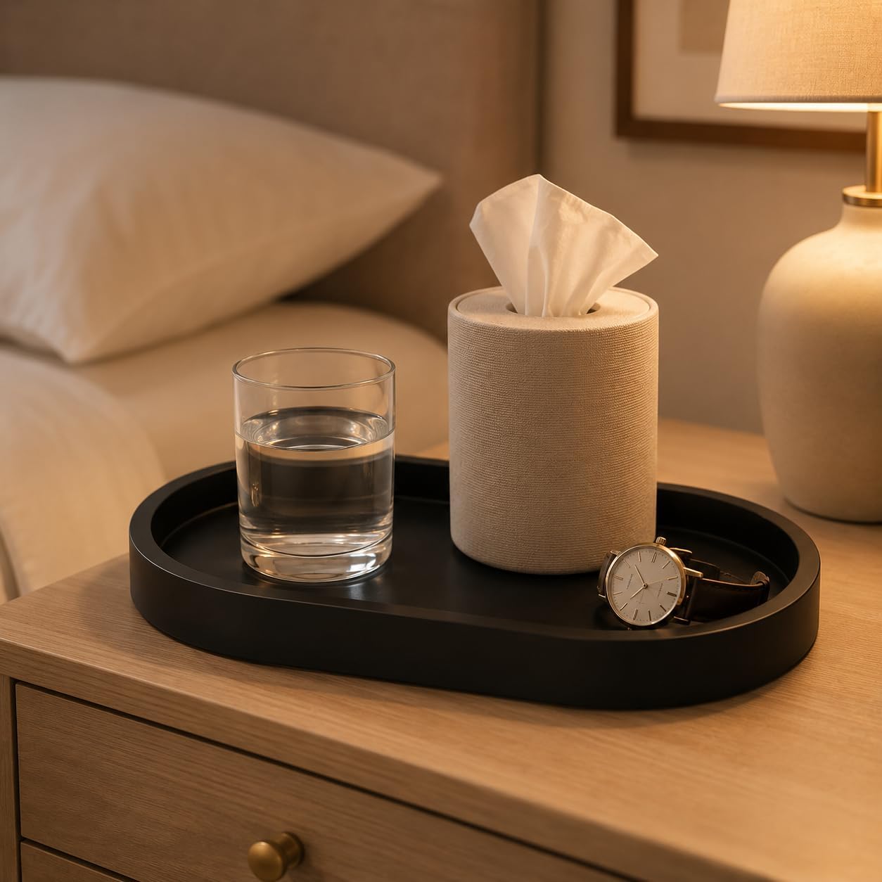 Soap Tray / Vanity Tray / 10.1 x 5 x 1 / Black