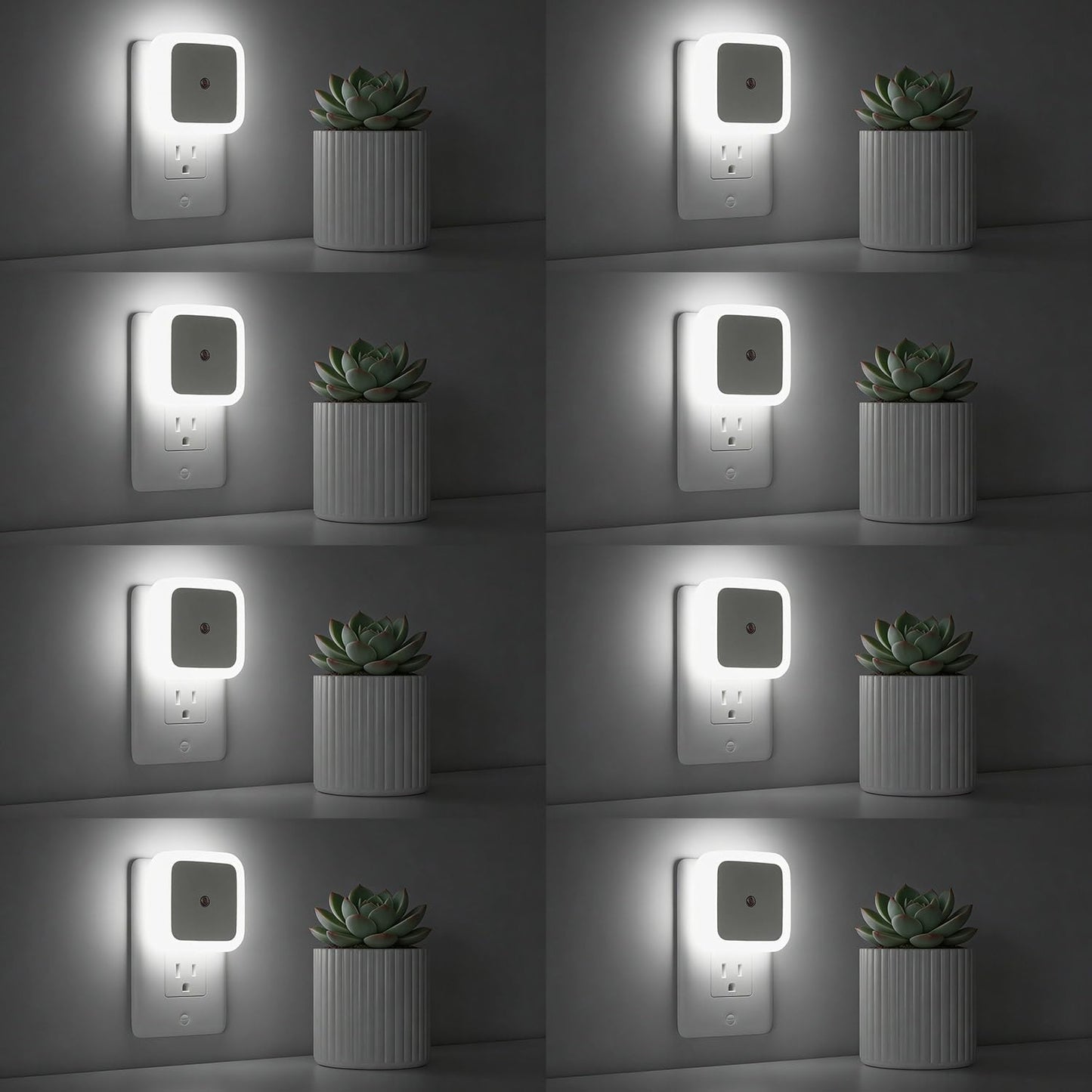Sujeet Night Light, Night Lights Plug into Wall 8-Pack, Nightlight Plug in Night Light, Dusk to Dawn Night Lamp Led