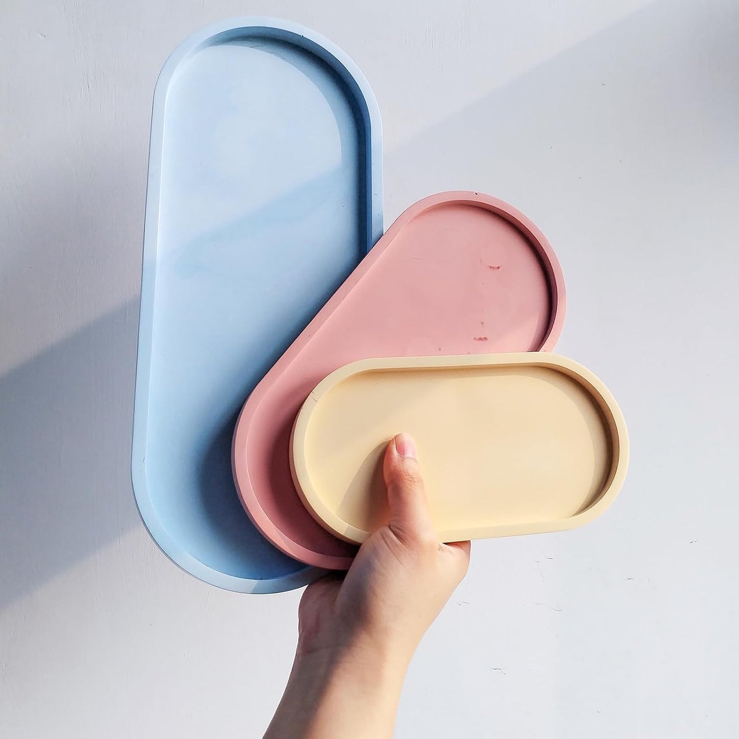 Oval Tray Silicone Molds / 3pc Oval Trays / Set of 3