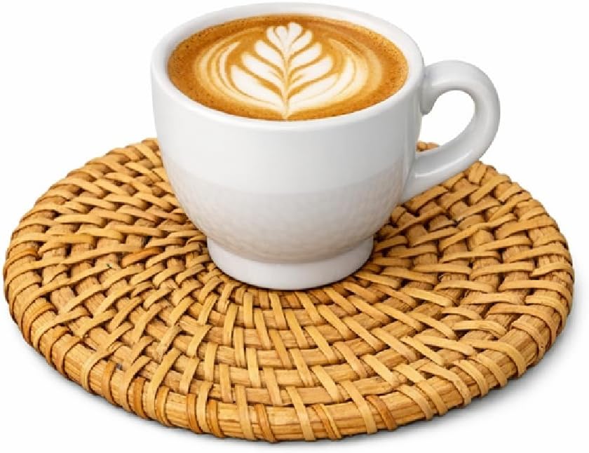 Coaster Set Without Holder / 5 Inches / 5" Without Holder / Natural / Set of 6