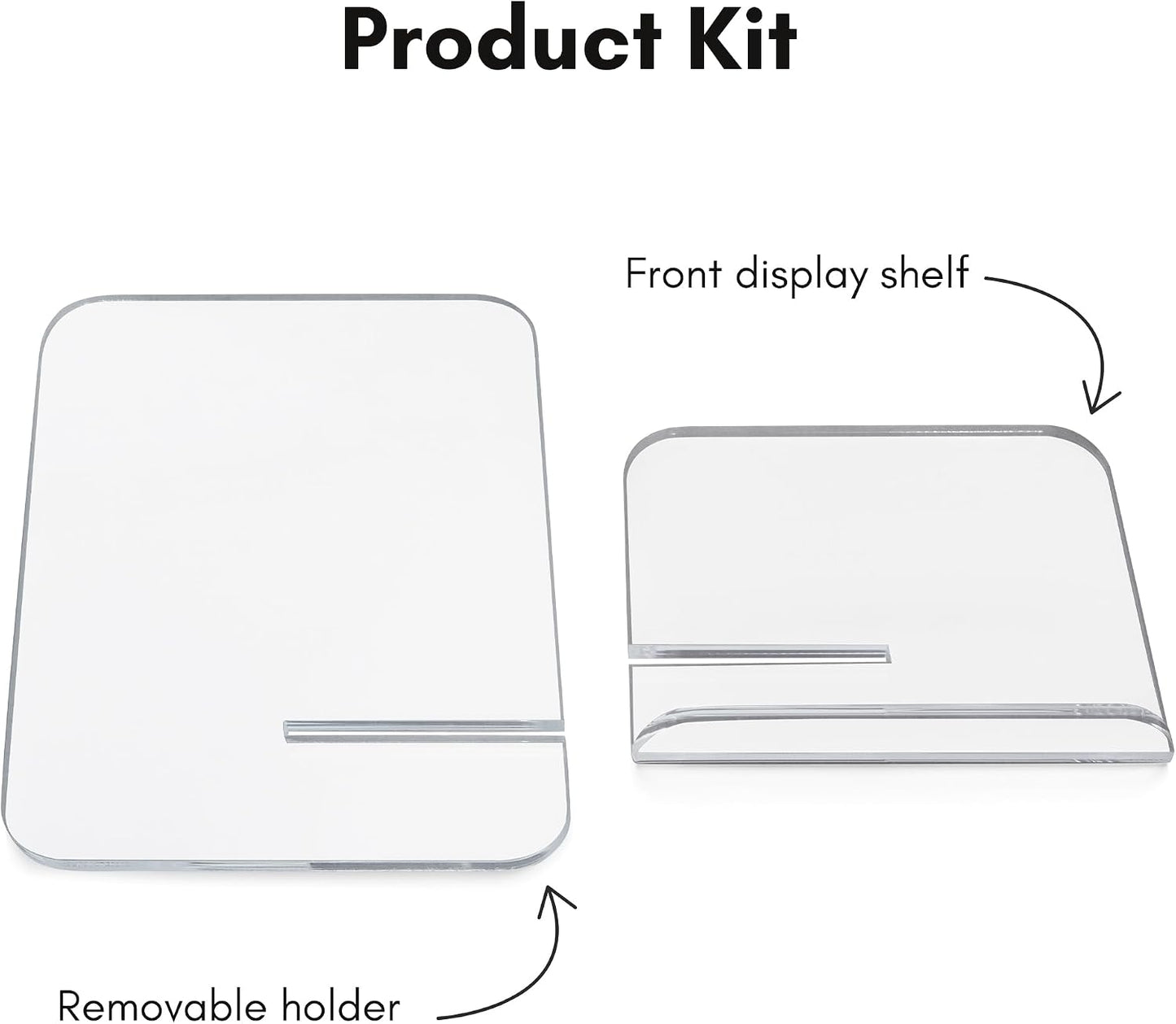 Acrylic Stands for Display / Book Stand / 9 x 13 / Clear