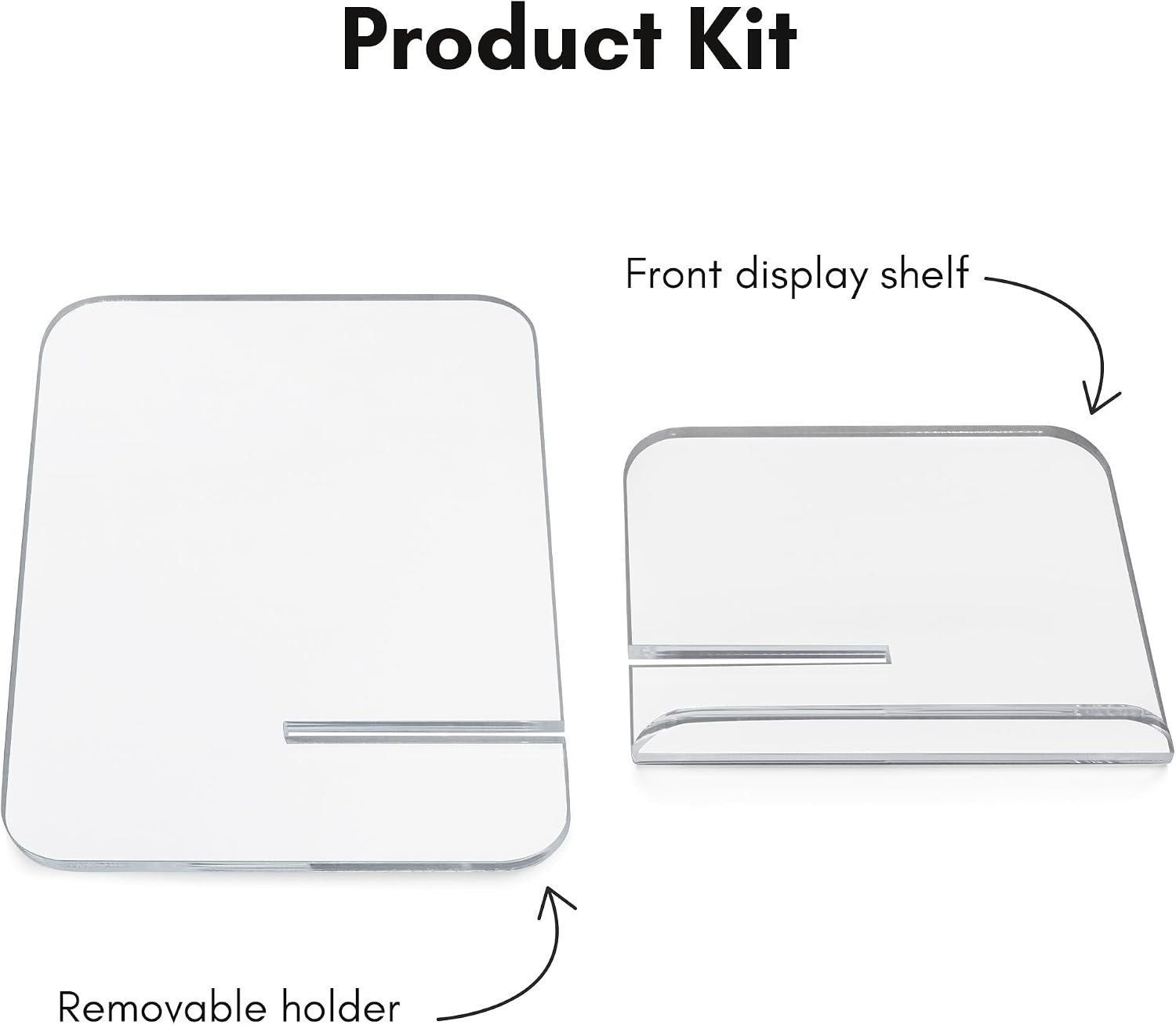 Acrylic Stands for Display / Book Stand / 9 x 13 / Clear