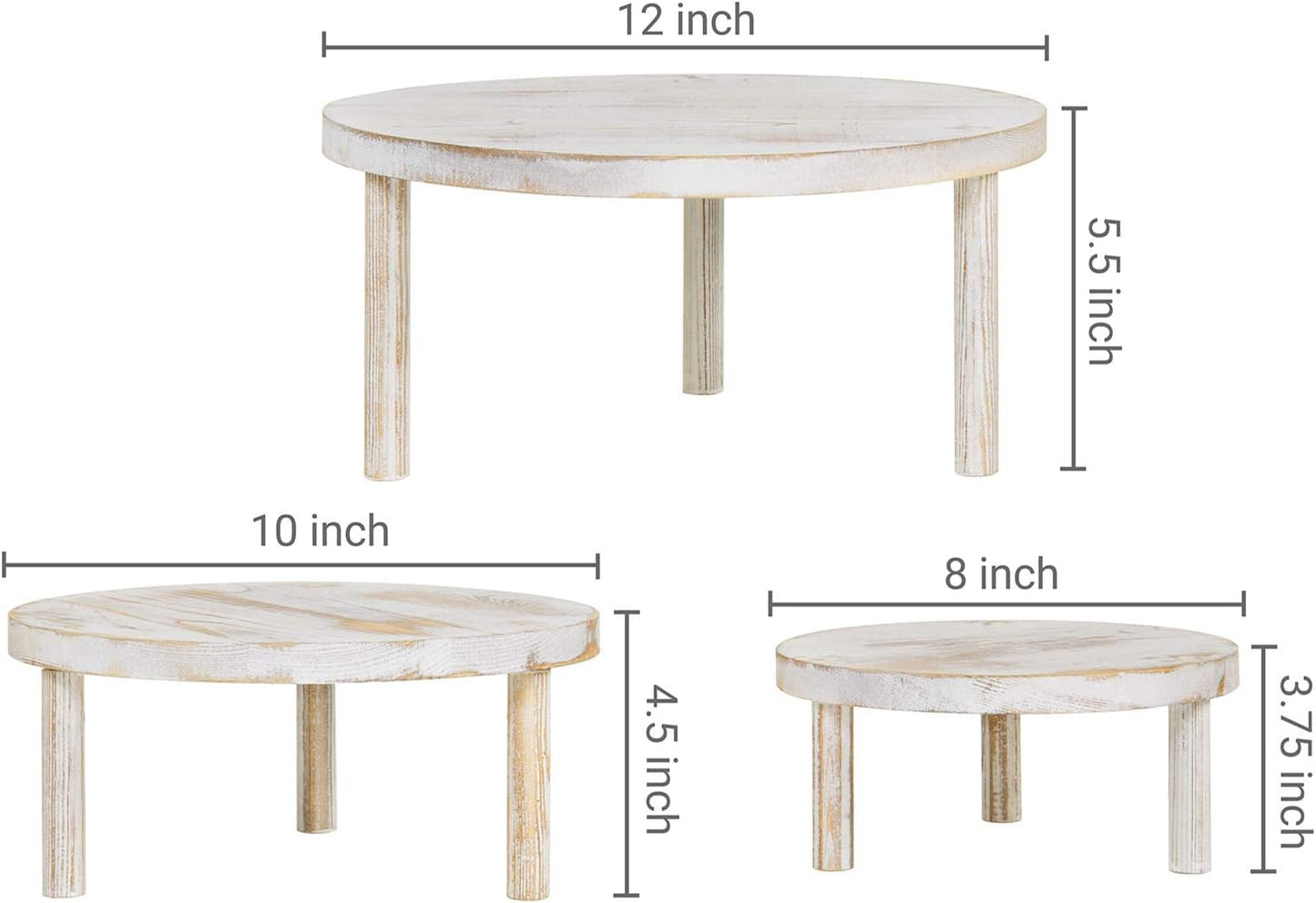 Wooden Cupcake Stand / Set of 3