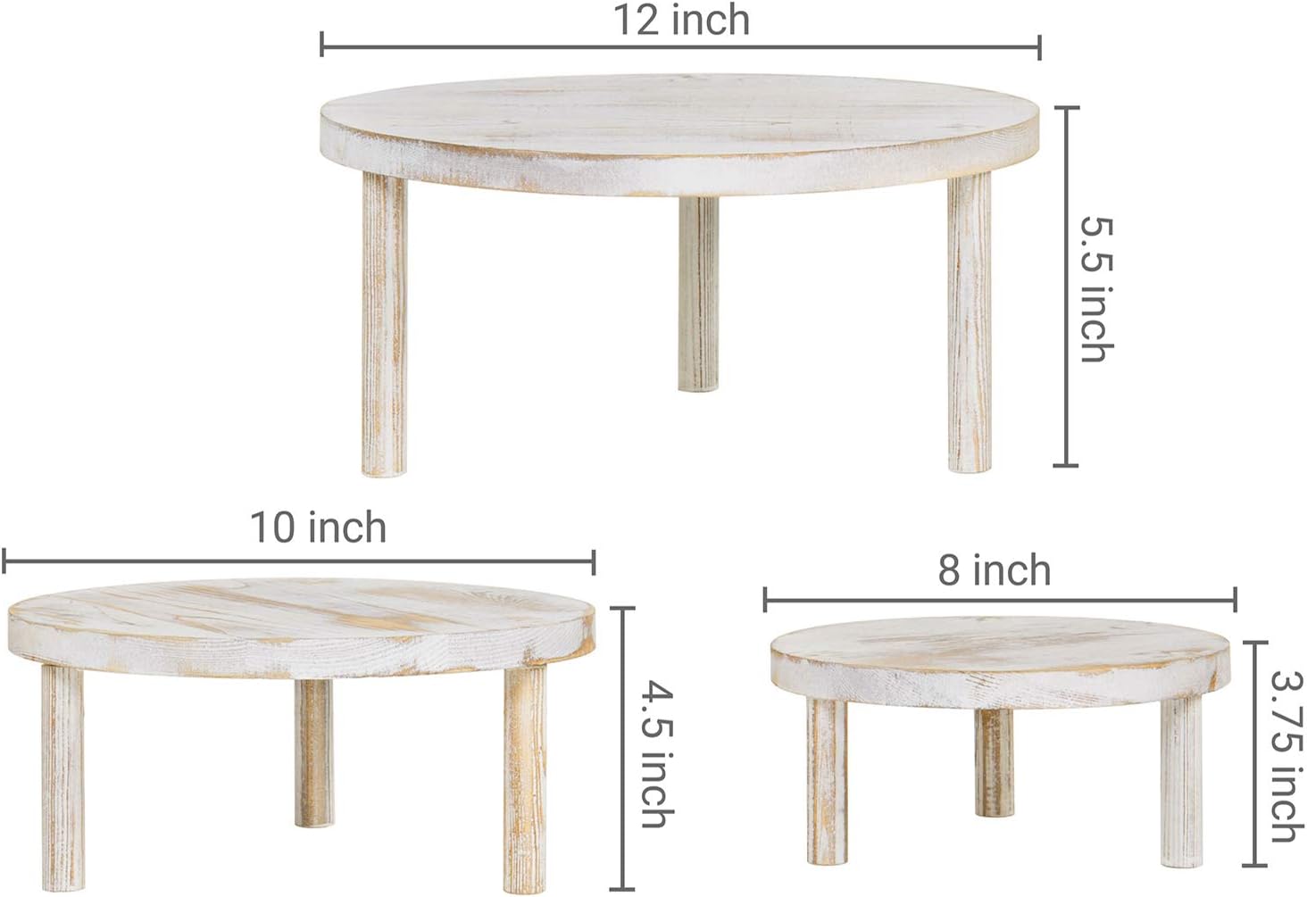 Wooden Cupcake Stand / Set of 3