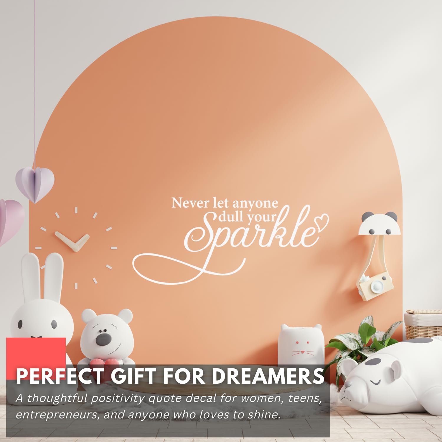 Inspirational Wall Decal Sticker Quote Vinyl Art Decor / Black / 24 x 11