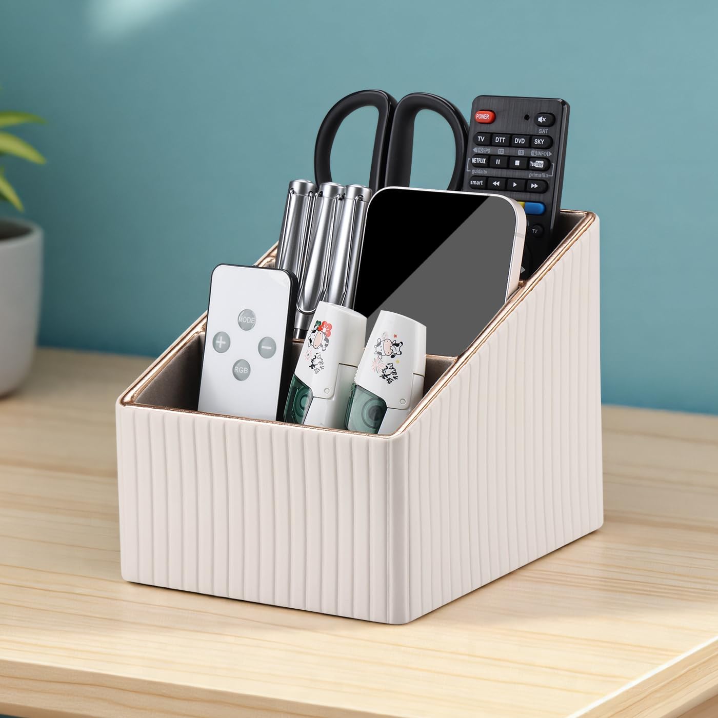 Remote Control Holder / Light Beige