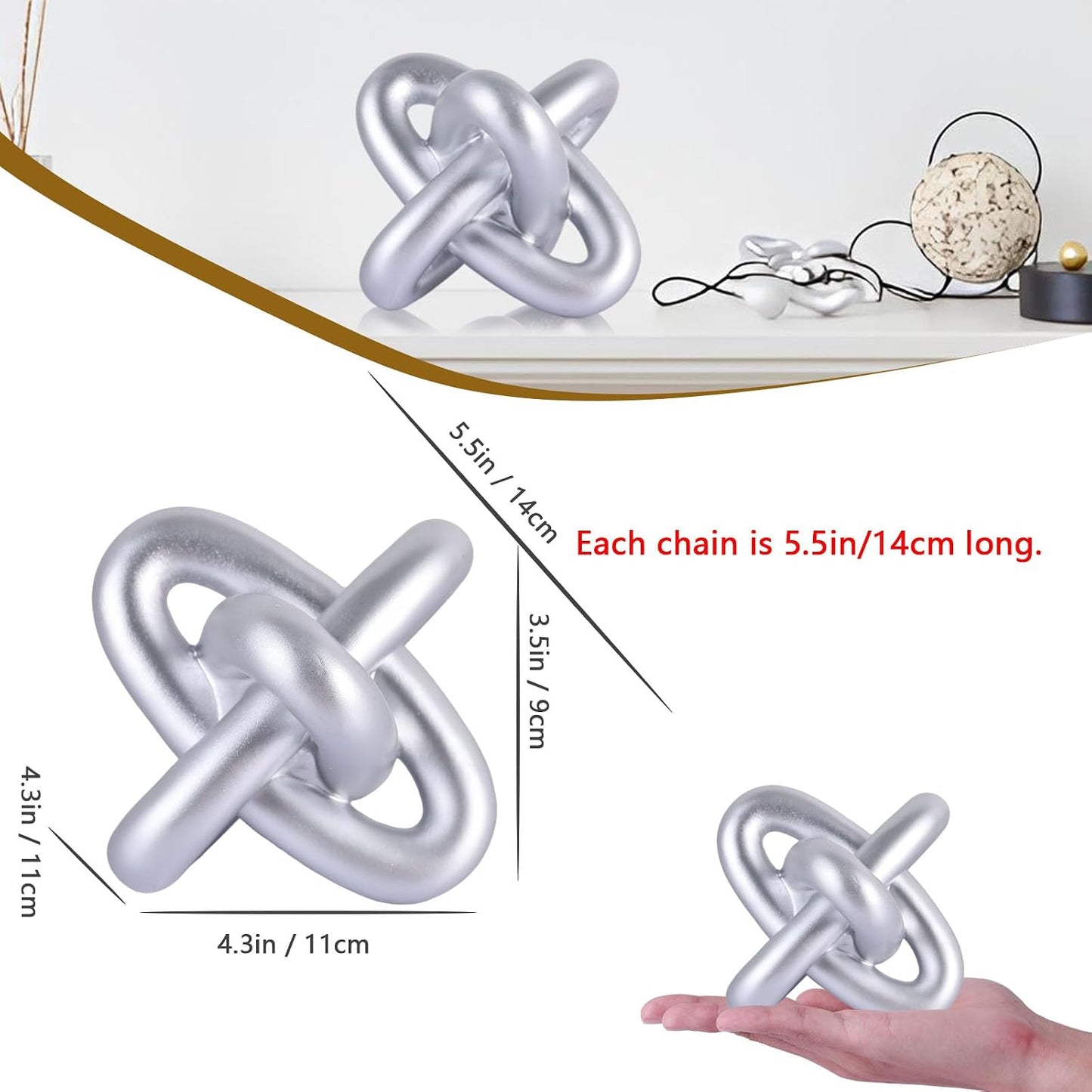 Chain Link Decor / Silver