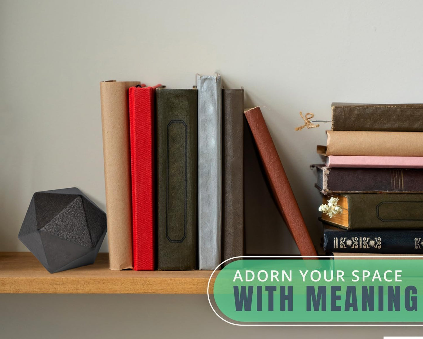 Geometric Paperweight and Book End for Modern Home Decor