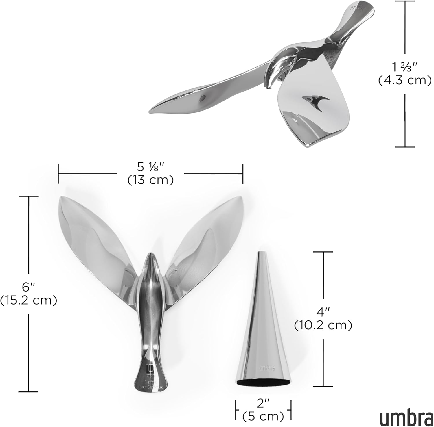 Balancing Bird Sculptural Bar Tool and Accessory / One Sized / Tipsy