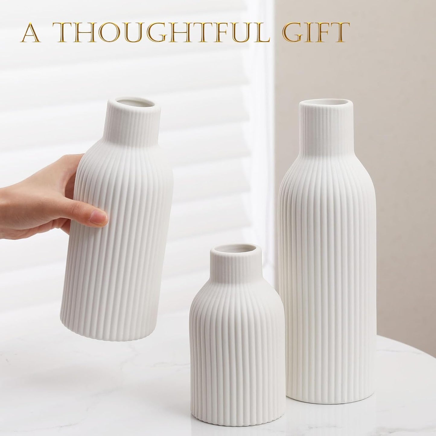 Ceramic Vase / Handcrafted Ceramic Vases / Set A / Set of 3