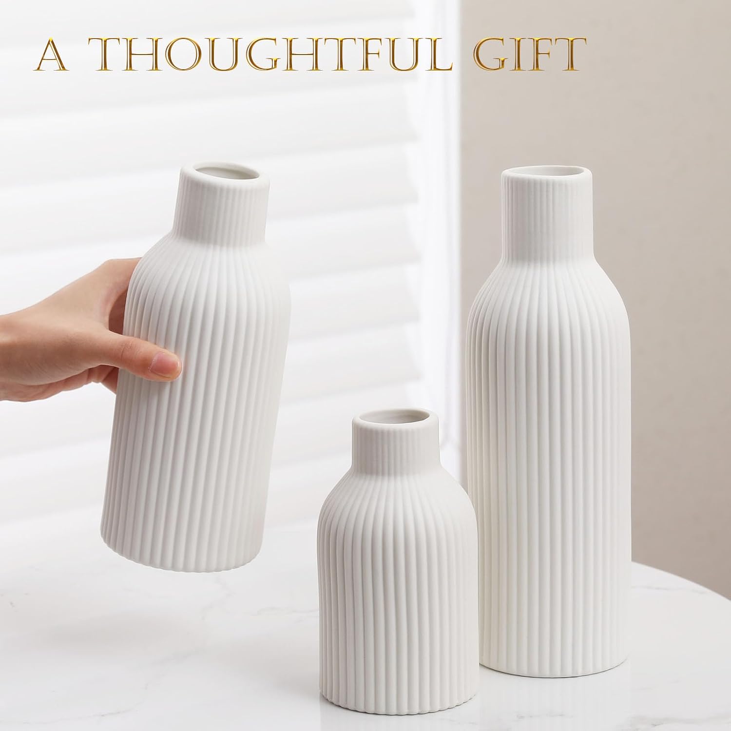 Ceramic Vase / Handcrafted Ceramic Vases / Set A / Set of 3