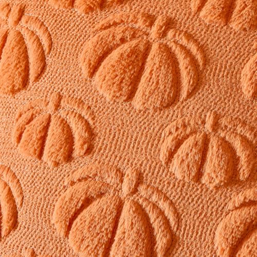 MIULEE Fall Decor Pillow Covers 20x20 Set of 2 Pumpkin Orange