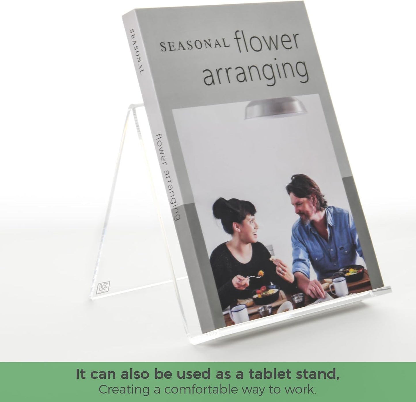 Acrylic Book Stand / 6 x 8 / Clear