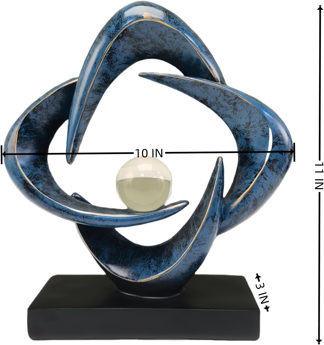 Resin Art Statues / Blue