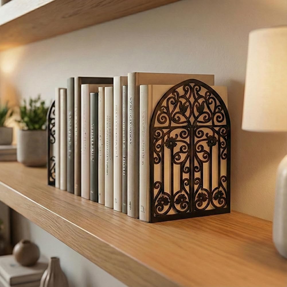 Vintage Door Bookends / Retro Door / Set of 2