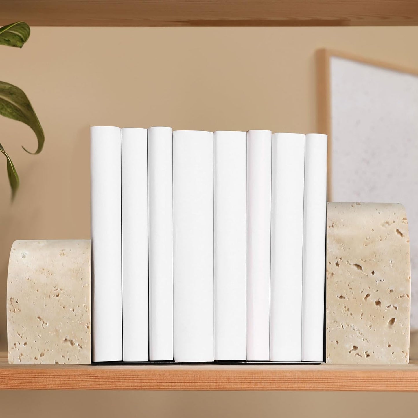 Marble Bookends / Natural / 5 Inch / Set of 2