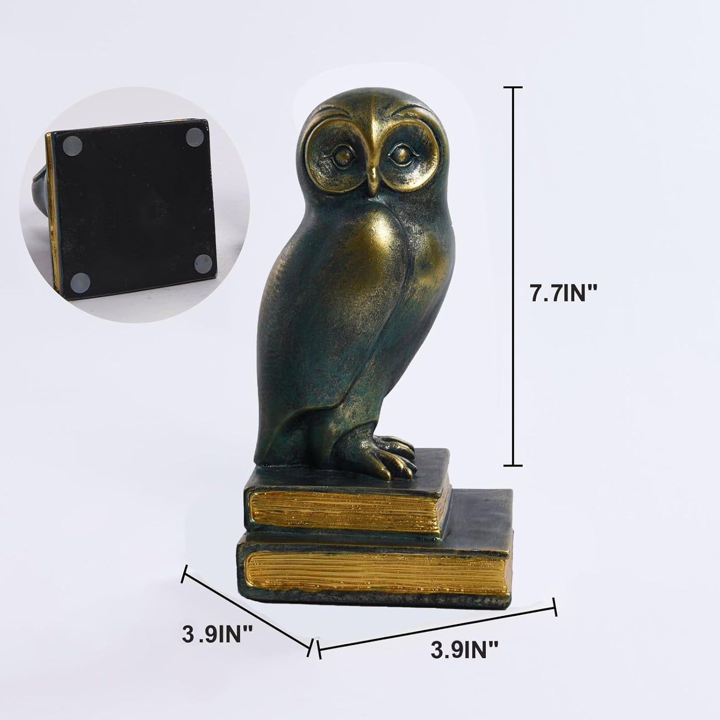 Book Ends / Owl Decorative Bookends Bronze Bird Book Stopper Unique Kids Book Holders / Owl-bronze