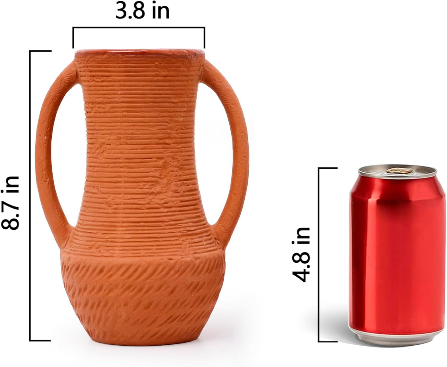 Ceramic Vase for Flower / Terracotta