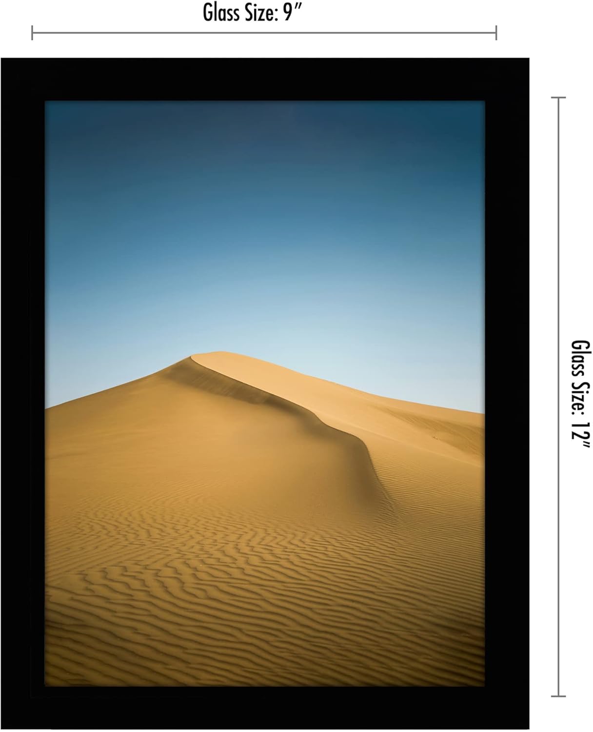 Picture Frame / Gallery-Style Frames Made / 9 x 12 / Black