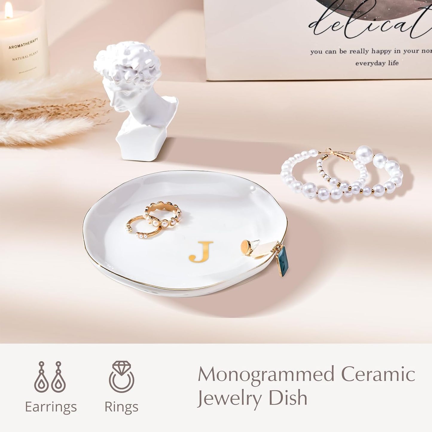 Ceramic Jewelry Tray / J