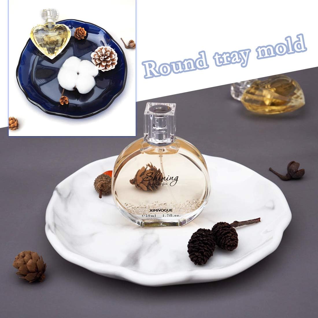 Tray Epoxy Resin Mold / Round Dish Mold