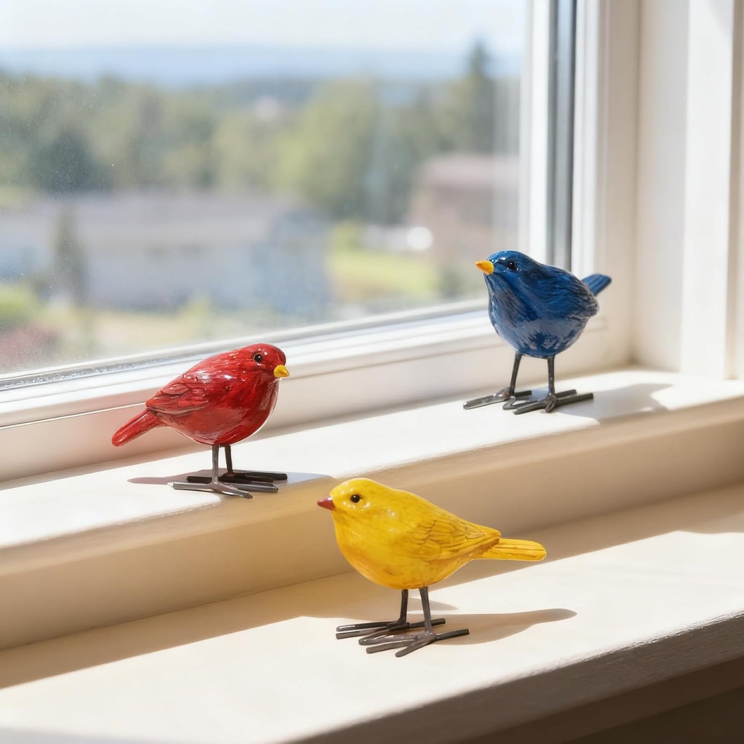 Bird Figurines Home Decor / Set of 3