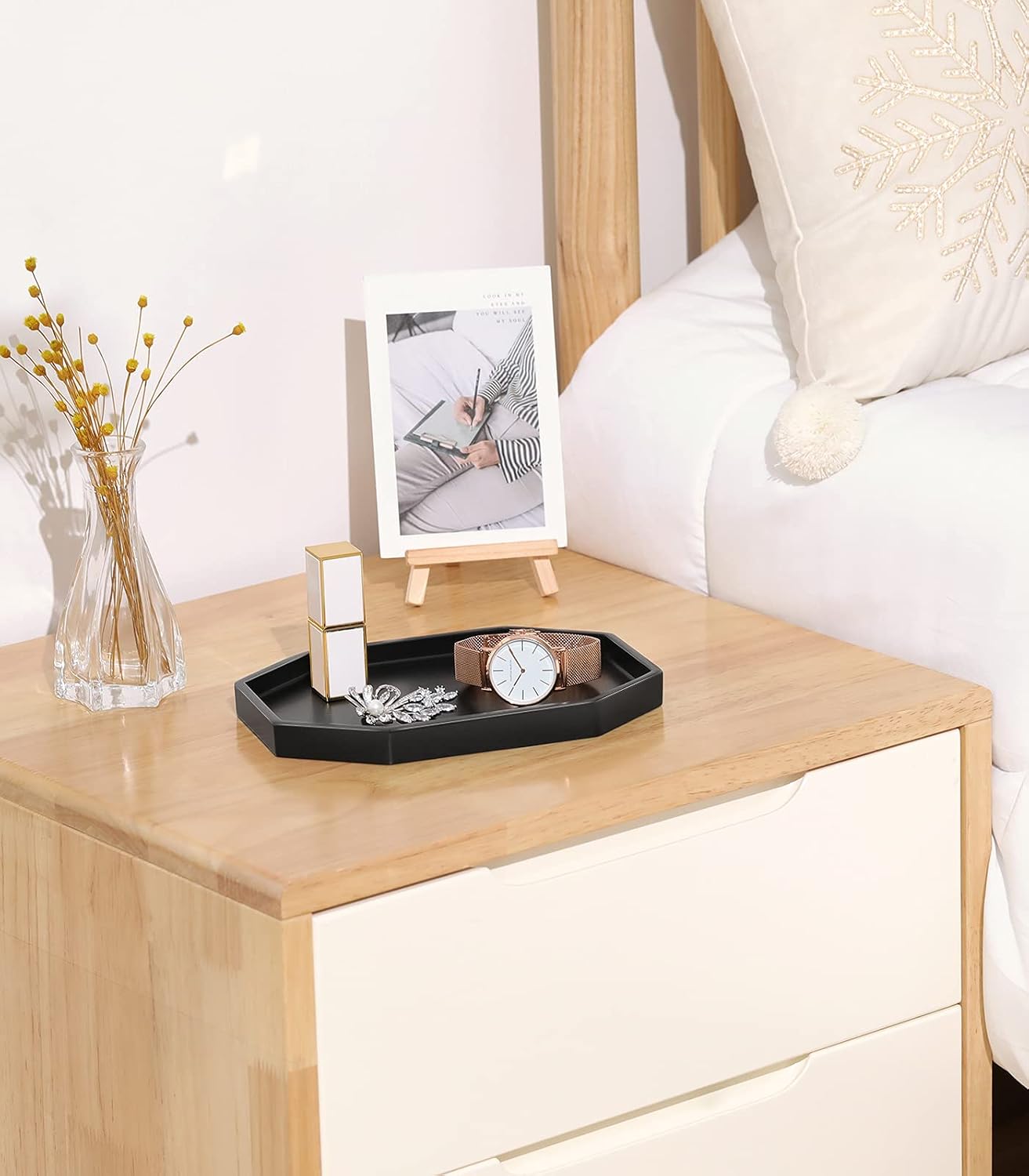 Candle / Vanity Tray / Matte Black