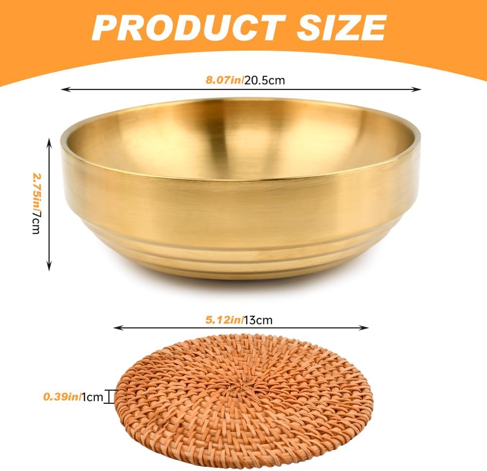 Modern Key Holder Fruit Dish Catch All Bowl / Gold,8.3 Inches / 8.3 Inch