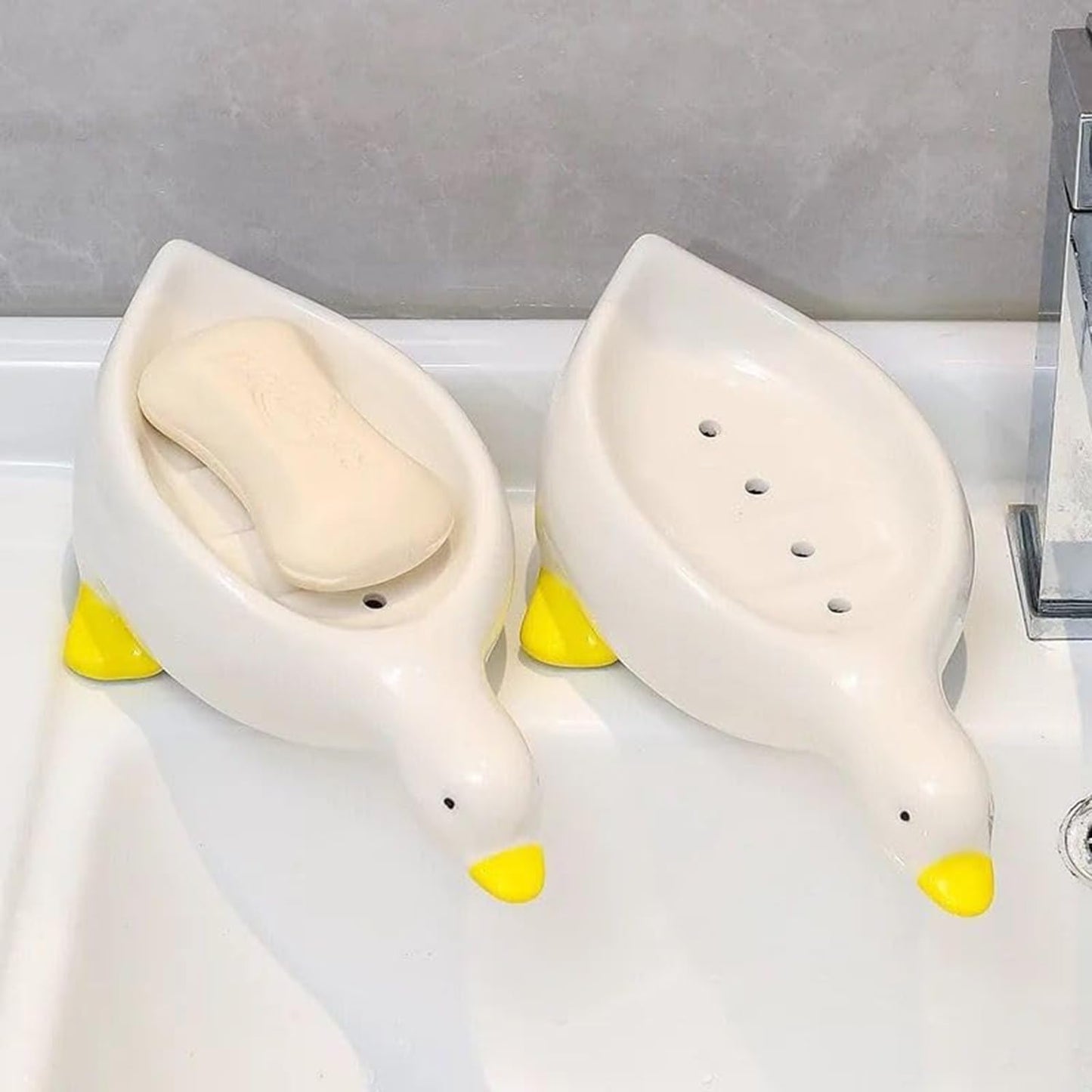 Ceramic Soap Holder / Duck Ceramic Soap Dish