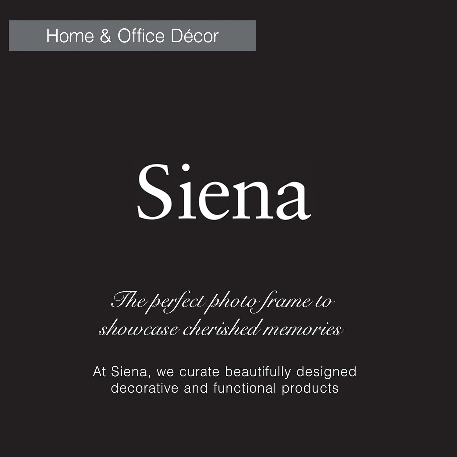 Siena Double Border Bead Silver Picture Frame, Tarnish Resistant Finish, Perfect Photo Frame for any End Table