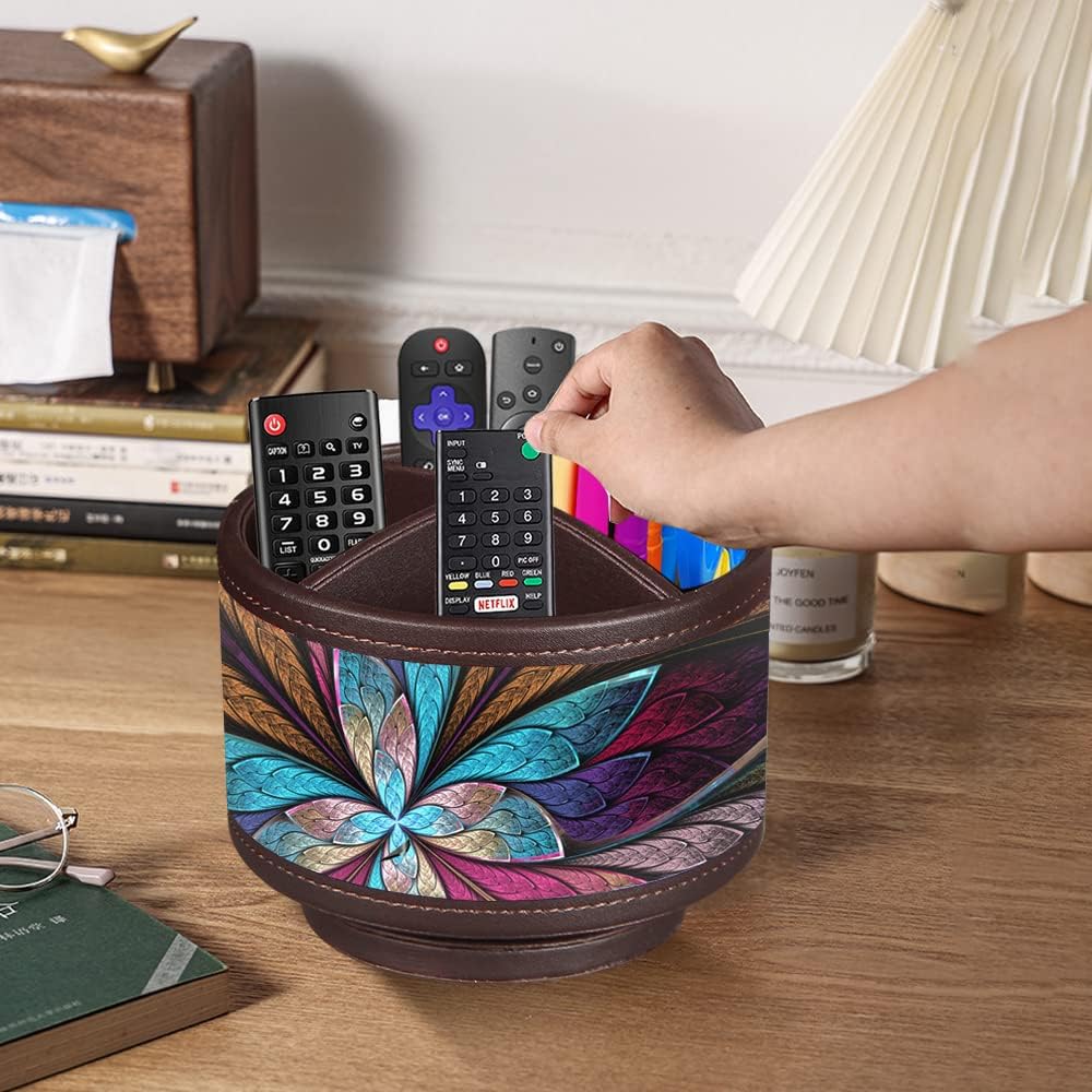 TV Remote Control Holder / Fractal Flower
