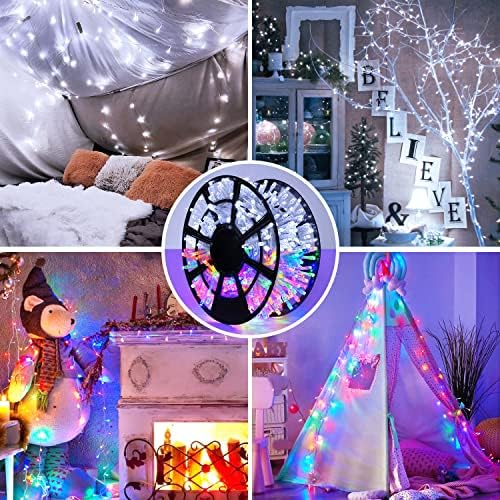 JMEXSUSS 500 LED White & Multicolor Color Changing String Lights