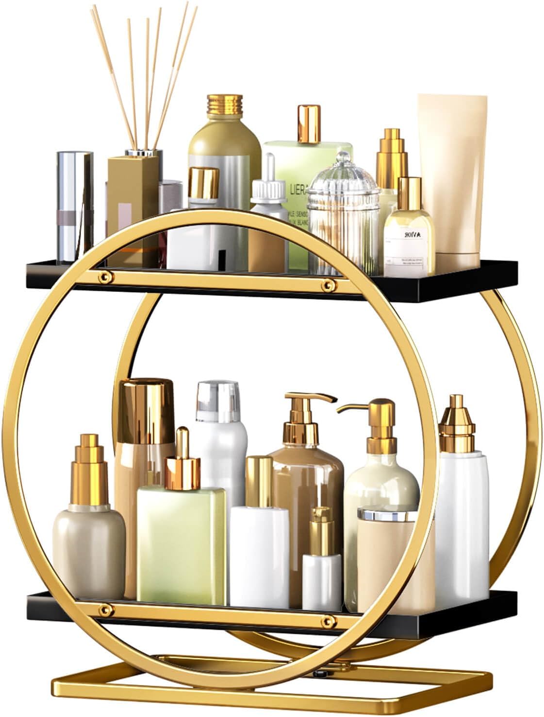 Makeup Organizer for Vanity / Black