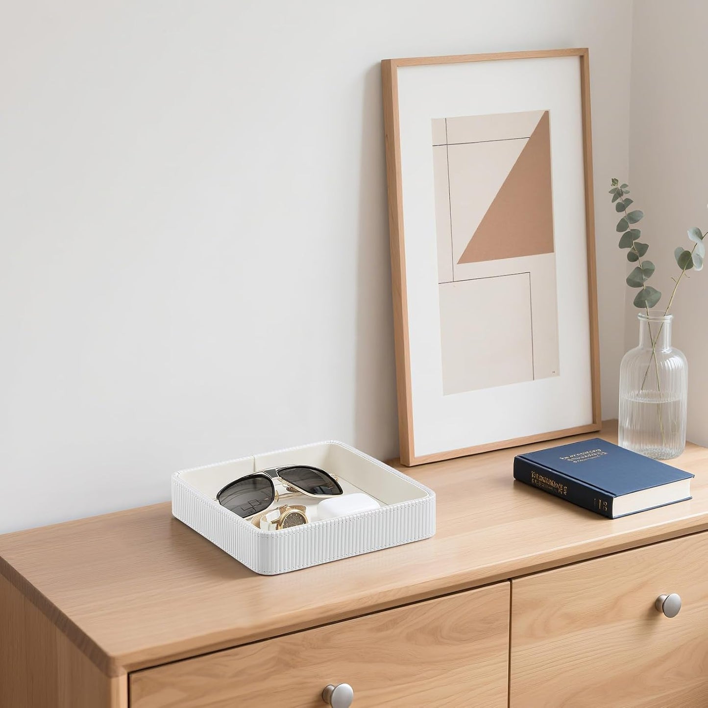 Small Valet Tray / Cream / 8 x 8