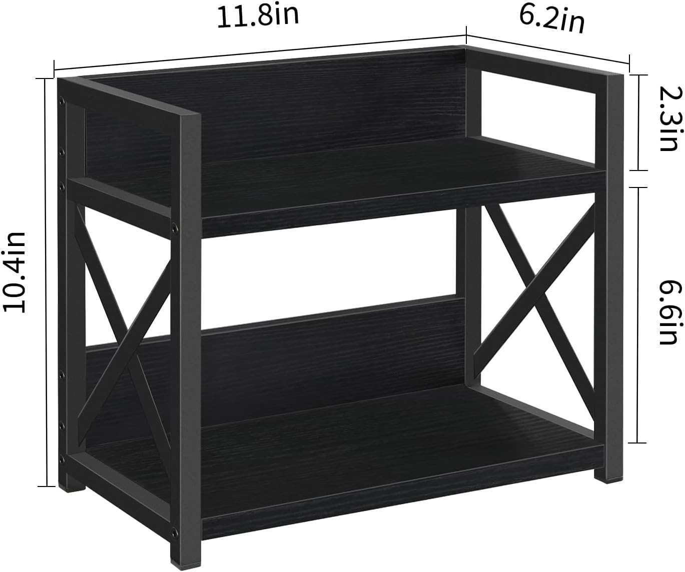 YINMIT Kitchen Countertop Organizer,Spice Rack,Coffee Bar Shelf Organizer | 2-Tier Coffee Station,Seasoning