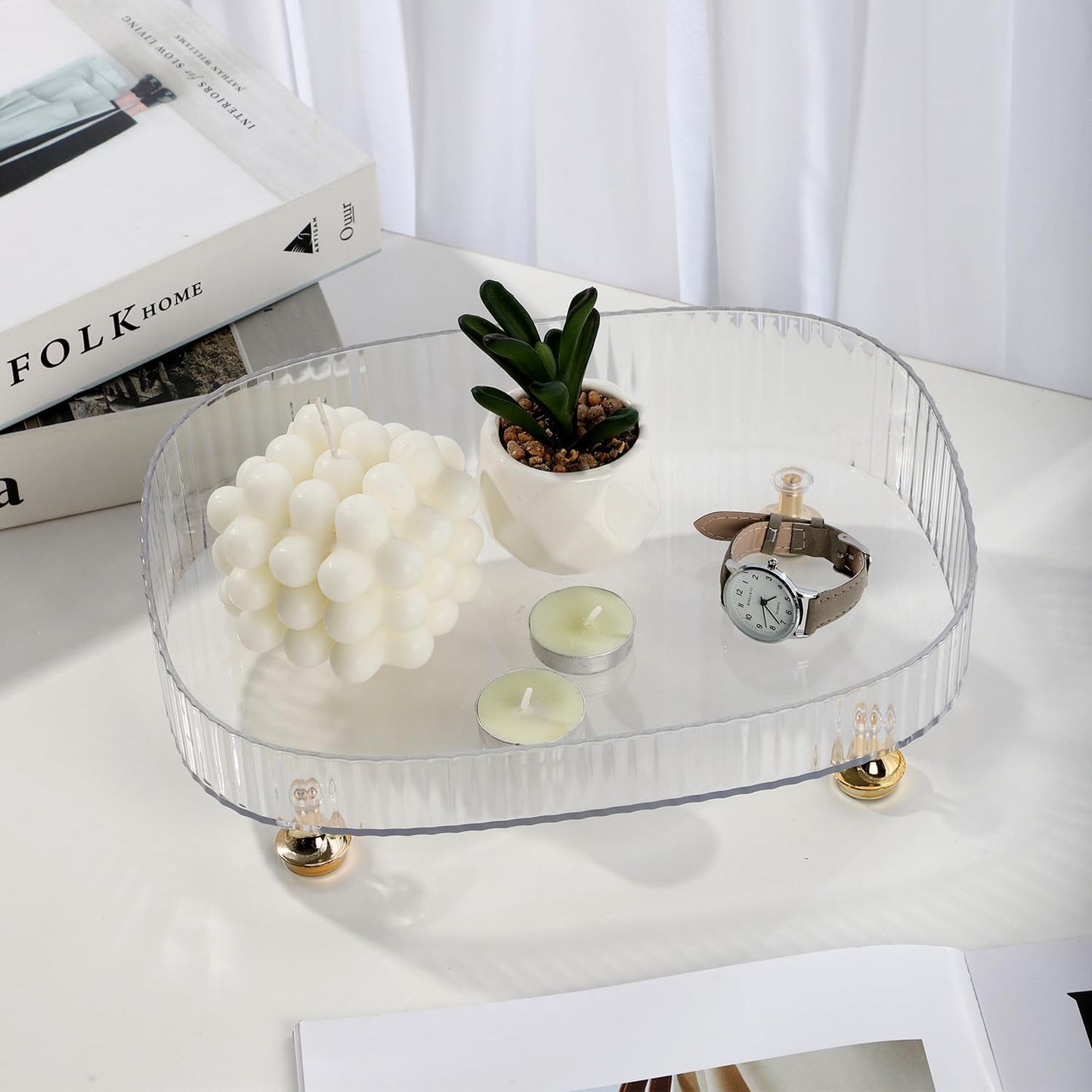 Acrylic Perfume Tray / Clear