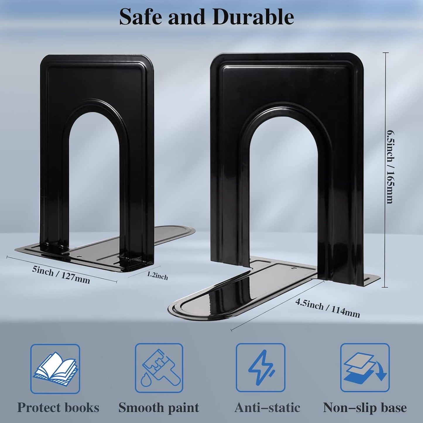 Metal Book Ends / Set of 30