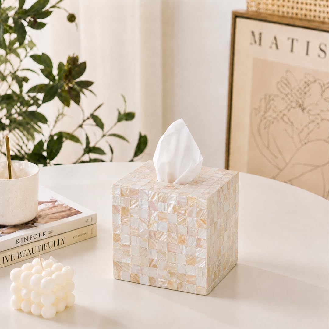 Handcrafted Square Tissue Holder