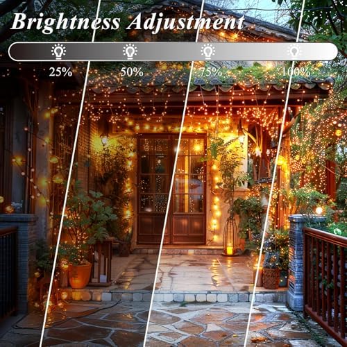 LitHome Color Changing Christmas String Lights with Remote, 99Ft 300 LED