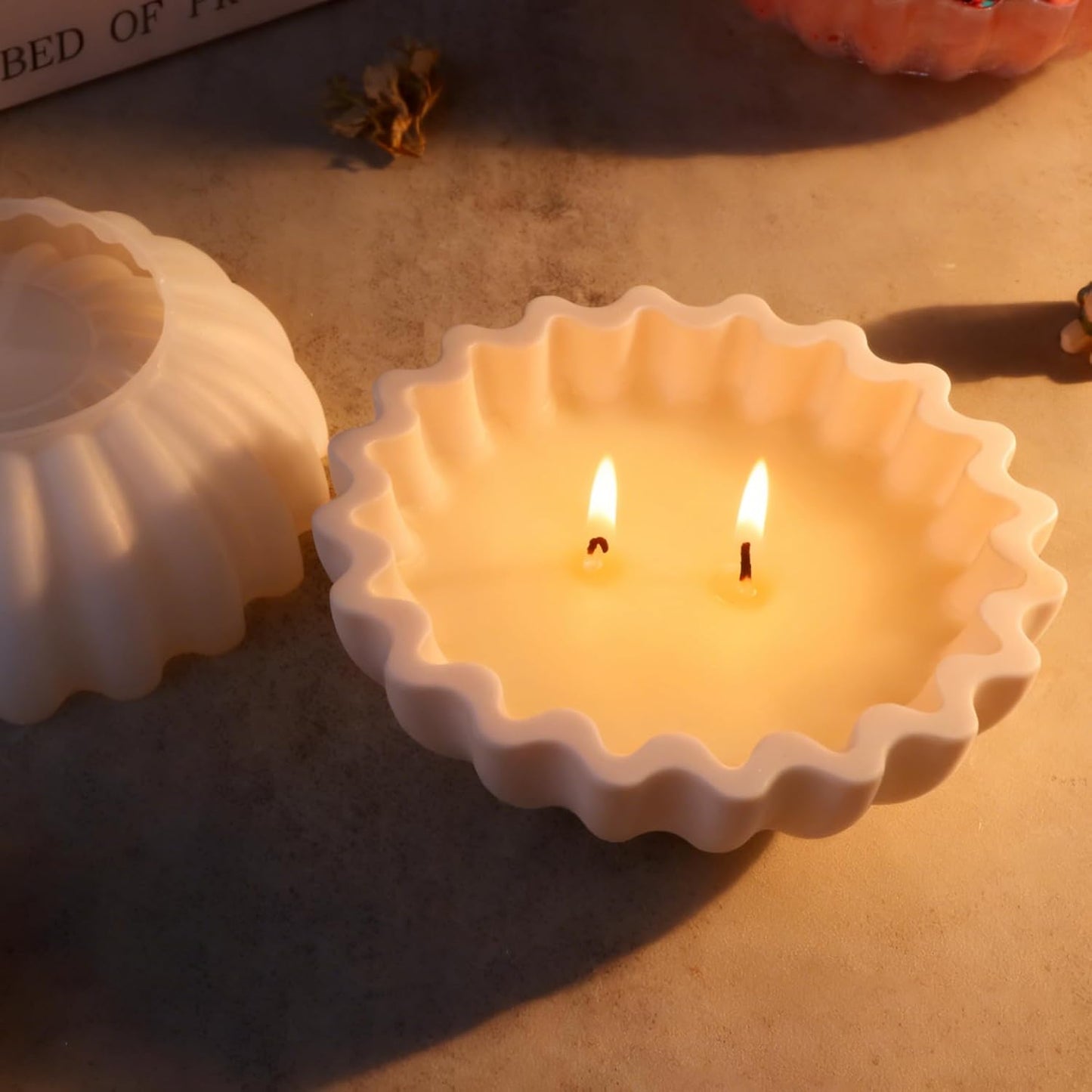  Flower Bowl Resin Mold / Set of 2