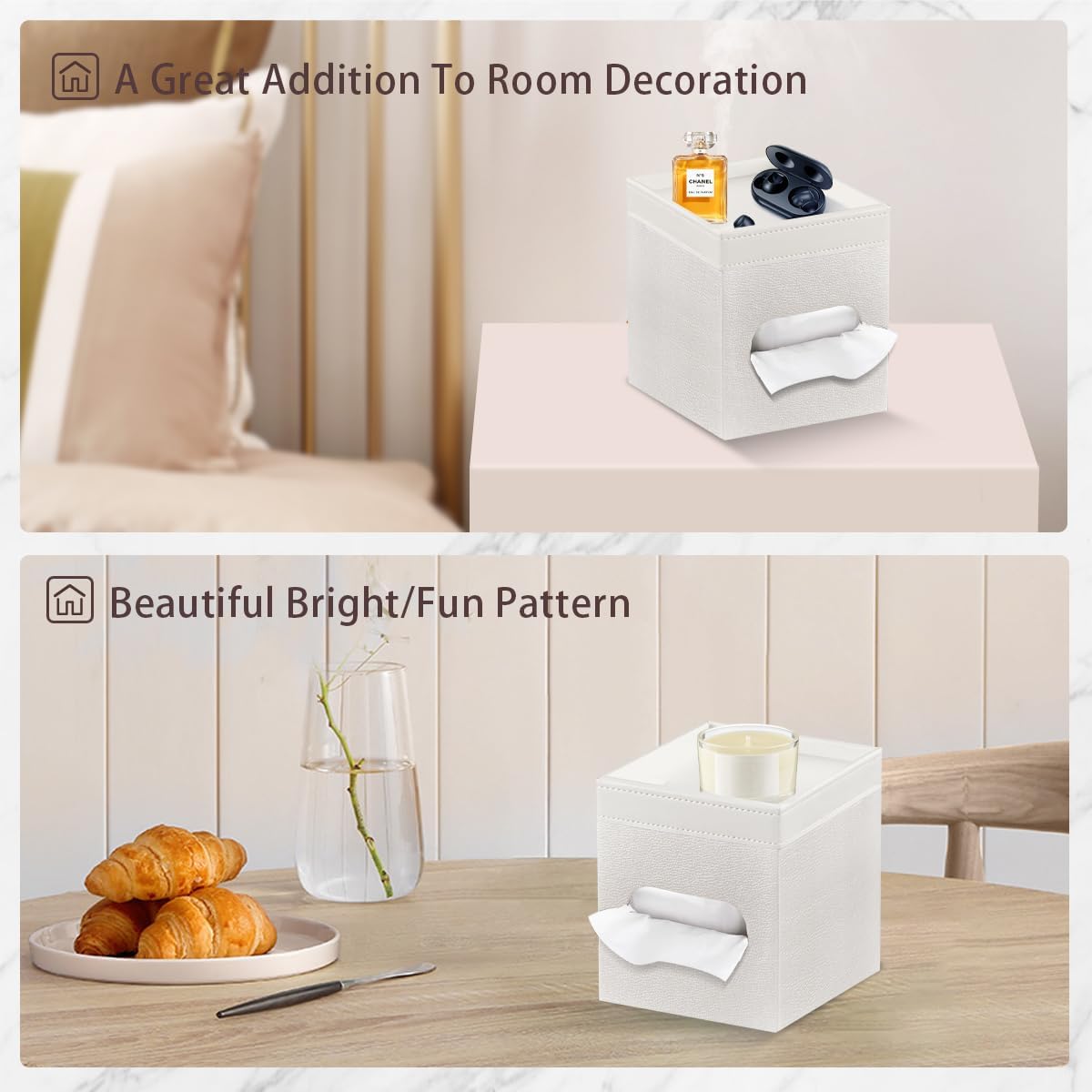 Storage Valet Tray / Cream