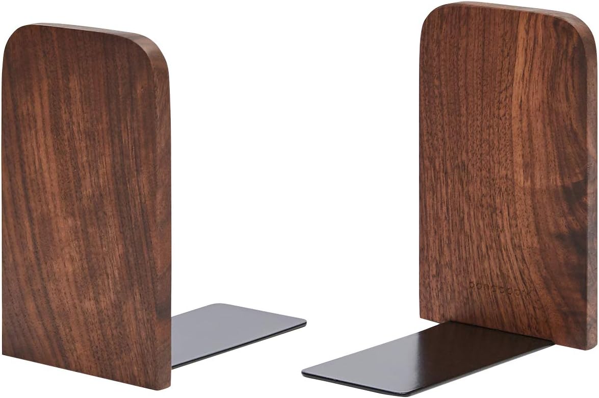 Non-Skid Bookend / Black Walnut-a